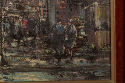 null Raymond BESSE (1899-1969).

Les halles de Saint Eustache, Paris.

Huile sur...