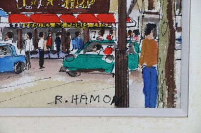 null Roland HAMON (1909-1987).

Place Clichy et Montmartre.

Deux aquarelles sur...