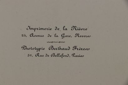 null Louis MOHLER (1836-1920).

Album du vieux Nevers contenant 25 planches.

Nevers,...
