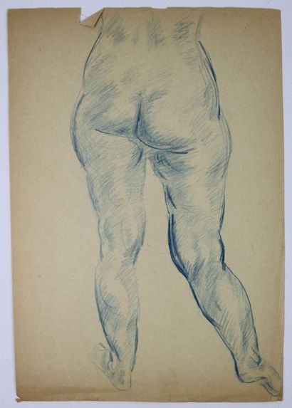 null Morgan RUSSELL (1886-1953).

Etudes de fesses et de corps.

Ensemble de six...