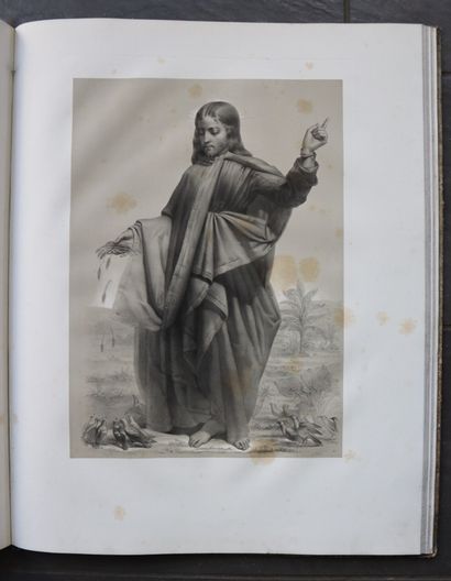  Jacques Joseph LECURIEUX (Dijon 1801-1867). 
Premières épreuves lithographiques....