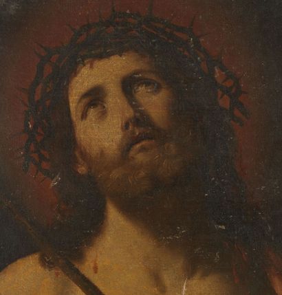 null Ecole BOLONAISE du XVIIIème siècle, suiveur de Guido RENI.

Ecce Homo.

Huile...