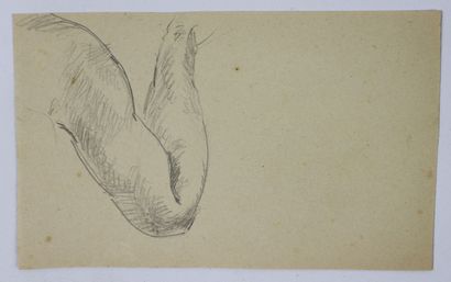null Morgan RUSSELL (1886-1953).

Etudes de bras.

Ensemble de six dessins au crayon...