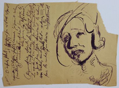 null Morgan RUSSELL (1886-1953).

Etudes de visages.

Ensemble de six dessins au...