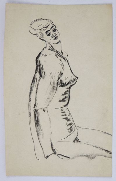 Morgan RUSSELL (1886-1953). 
Femme nue, de...