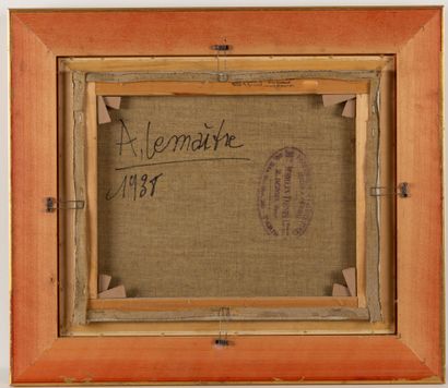 null André LEMAITRE (1909-1995).

Paysage.

Huile sur toile, signée en bas à droite,...