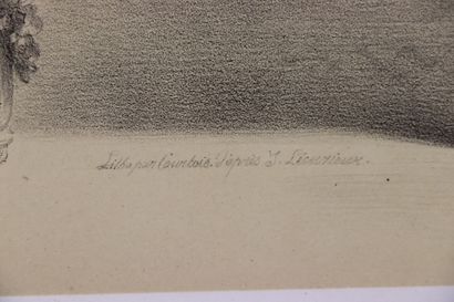 null Jacques Joseph LECURIEUX (Dijon 1801-1867).

Premières épreuves lithographiques.

Deux...