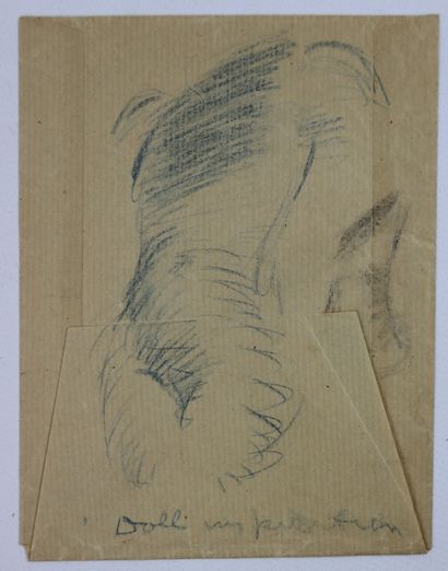 null Morgan RUSSELL (1886-1953).

Etudes de bras.

Ensemble de huit dessins au fusain...