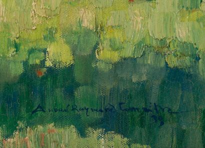 null André LEMAITRE (1909-1995).

Paysage.

Huile sur toile, signée en bas à droite,...