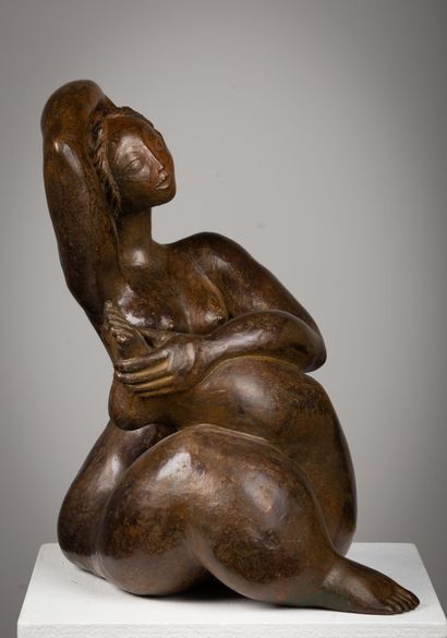 Max SIFFREDI (1941-2013). 
Femme nue. 
Sculpture...