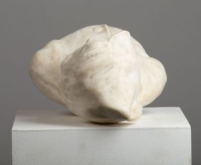 null Basil GOTTO (1866-1954).

Jeune fille à la capuche.

Sculpture en marbre de...