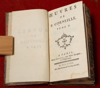null Les oeuvres de Corneille. 

Paris, 1758. 

10 vol.