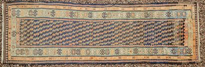 null KILIM.

Tapis galerie en laine.

L_360 cm l_116 cm