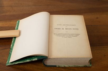  [ CONGRES ARCHEOLOGIQUES ] Guide Archéologique du Congrès de Moulins-Nevers 1913....