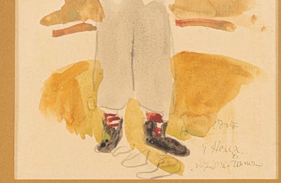 null Edmond HEUZE (1884-1967).

Clown à Medrano.

Aquarelle, signée en bas à droite.

H_27.5...