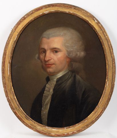null 
Ecole française du XVIIIème siècle.




Portrait d'homme ovale, de profil.




Huile...