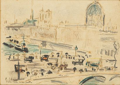 null Henriette DELORAS (1901-1941).

Paris, les quais depuis la fenêtre de l'artiste.

Technique...