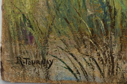 null Roger TOURNAY (1929-1979).

Etang de Corbelin.

Huile sur toile, signée en bas...