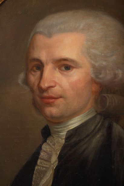 null 
Ecole française du XVIIIème siècle.




Portrait d'homme ovale, de profil.




Huile...