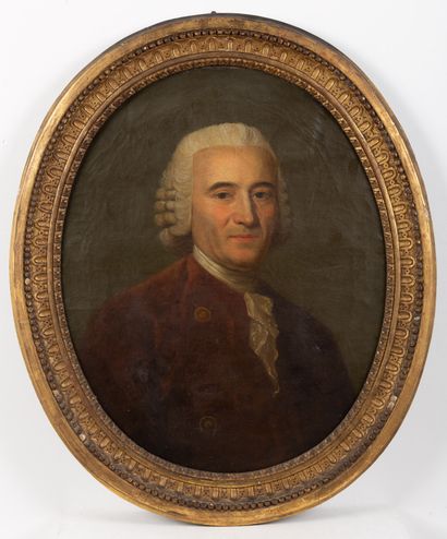 null Ecole française du XVIIIème siècle.

Portrait d'homme.

Huile sur toile.

H_60,5...