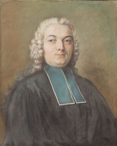 null Ecole française du XVIIIème siècle.

Portrait de Joseph Jérôme Memmie La Fournière,...