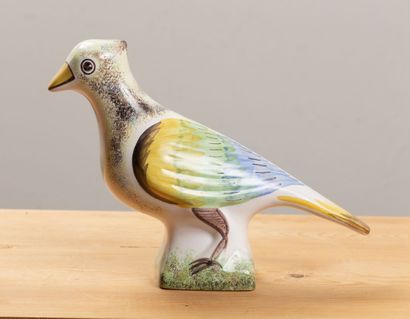 null NEVERS, Gérard MONTAGNON.

Pigeon de faitage en faïence polychrome.

Envoi au...