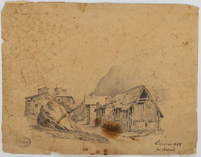 null Jean Alexis ACHARD (1807-1884).

Fort Barraux et Livet en 1828.

Deux dessins,...