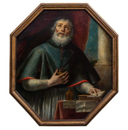 null Ecole française du XVIIème siècle.

Portrait d'un homme d'église.

Huile sur...