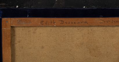 null Edith DESSEAUX (1899-?).

La Garonne à Bordeaux.

Huile sur toile, signée en...