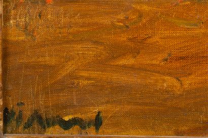 null Sylvain VIGNY (1903-1970).

Les meules de foin.

Huile sur toile, signée en...