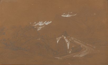 null Alexandre DEBELLE (1805-1897).

Vues de Pont de Claix.

Deux dessins formant...