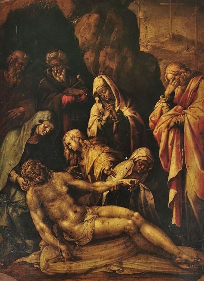 null Francesco CAVAZZONI (Bologne 1559-1612).

Lamentation sur le Christ mort.

Cuivre.

Sans...