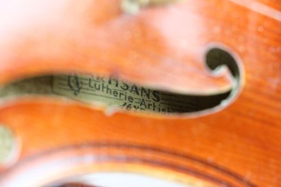 null Ch.J.B. COLLIN-MEZIN.

Violon portant l'étiquette du luthier, Paris, 1946 et...