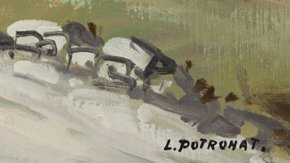 null Lucien POTRONAT (1889-1974).
Les Baux de Provence.
Huile sur toile, signée en...
