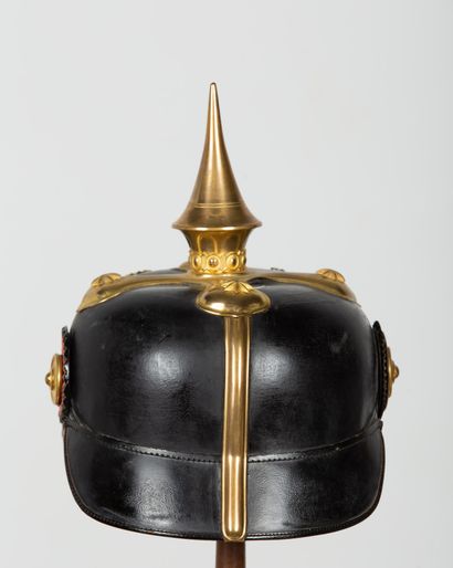 null Casque d'infanterie wurtembergeoise Modèle 1871-1899 Officier de réserve .
Casque...