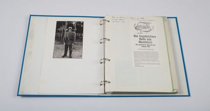 null Classeur Stahlhelm.
Dossier d'étude dactylographiée et manuscrite réalisée par...