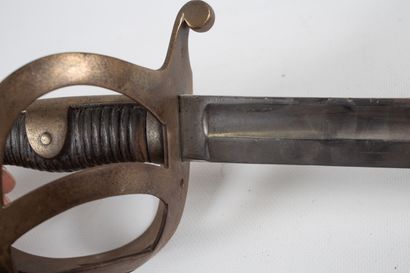 null Sabre de cavalerie prussienne Modèle K.S. 52 Troupe .
Adopté en 1852 par les...