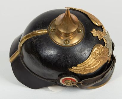 null Casque du 4° régiment prussien de la Garde à pied Modèle 1895 Troupe .
Casque...