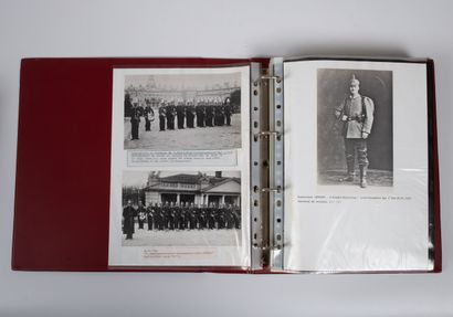 null Classeur Infanterie 1850-1918 Hesse/Bade/Bavière.
Dossier d'étude dactylographiée...
