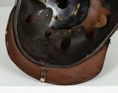 null Casque du 12eme bataillon de pionniers du Royaume de Saxe Modèle 1895 Troupe...