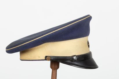 null Casquette modèle 1896 officier d'infanterie de marine . 
Calot bleu, bandeau...