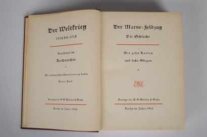 null Der Weltkrieg 1914-1918.
Ouvrage des archives d'état sur la guerre de 1914-1918...