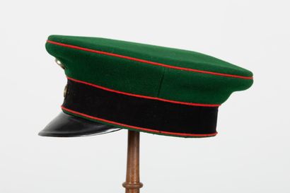 null Casquette (Offiziersmütze) modèle 1896 officier du bataillon de Tirailleurs...