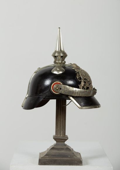 null Casque du 1er régiment de « Schwere-reiter » bavarois Modèle 1886-1896 Troupe...