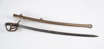 null Sabre de cavalerie prussienne Modèle K.S. 52 Troupe .
Adopté en 1852 par les...