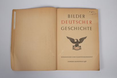 null Bilder Deutscher Geschichte .
Album de vignettes sur l'histoire allemande. 1936....