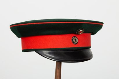 null Casquette (Offiziersmütze) modèle 1896 officier du bataillon de chasseurs à...