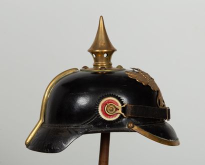 null Casque d'infanterie badoise Modèle 1895 Troupe.
Dernier modèle réglementaire...