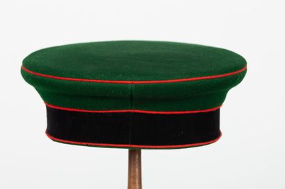 null Casquette (Offiziersmütze) modèle 1896 officier du bataillon de Tirailleurs...