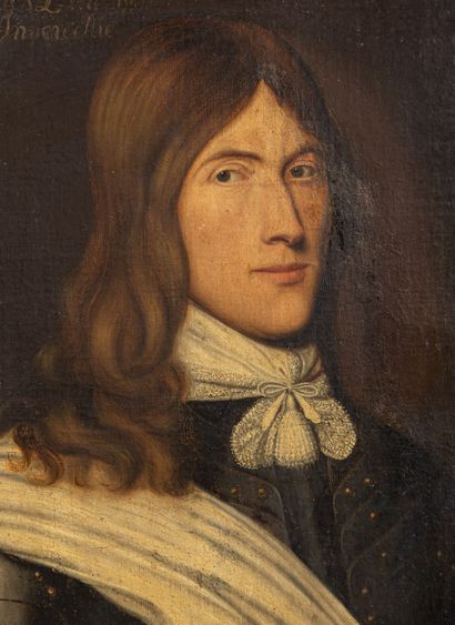 null Scottish school of the XVIIth century.
Portrait of Sir James Lumsdaine (Lumsden)...